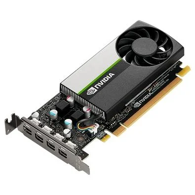 Placa De Vídeo Geforce Ddr6 04Gb/128Bits Quadro T1000 Pny, 1 Fan, Dp, Low Profile, Vcnt1000-Pb - Imagem do Produto