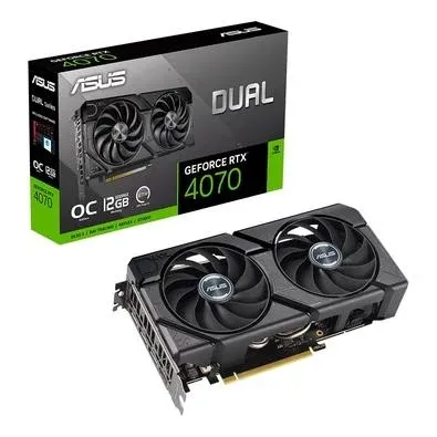 Placa De Vídeo Geforce Ddr6 12Gb/192 Bits Rtx 4070 Super Asus, 2 Fans, Dp, Hdmi, Dual-Rtx4070S-12G, - Imagem do Produto