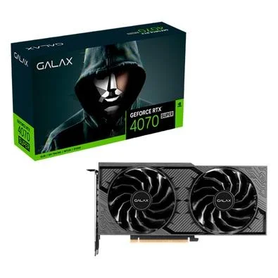 Placa De Vídeo Geforce Ddr6 12Gb/192 Bits Rtx 4070 Super Galax, 2 Fans, Dp, Hdmi, 47Som7Mdabcd - Imagem do Produto