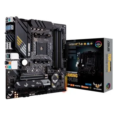 Placa Mãe Am4 Asus B550M-Plus Tuf Gaming, Ddr4 128Gb, M2/Nvme, Amd, Displayport, Hdmi - Imagem do Produto