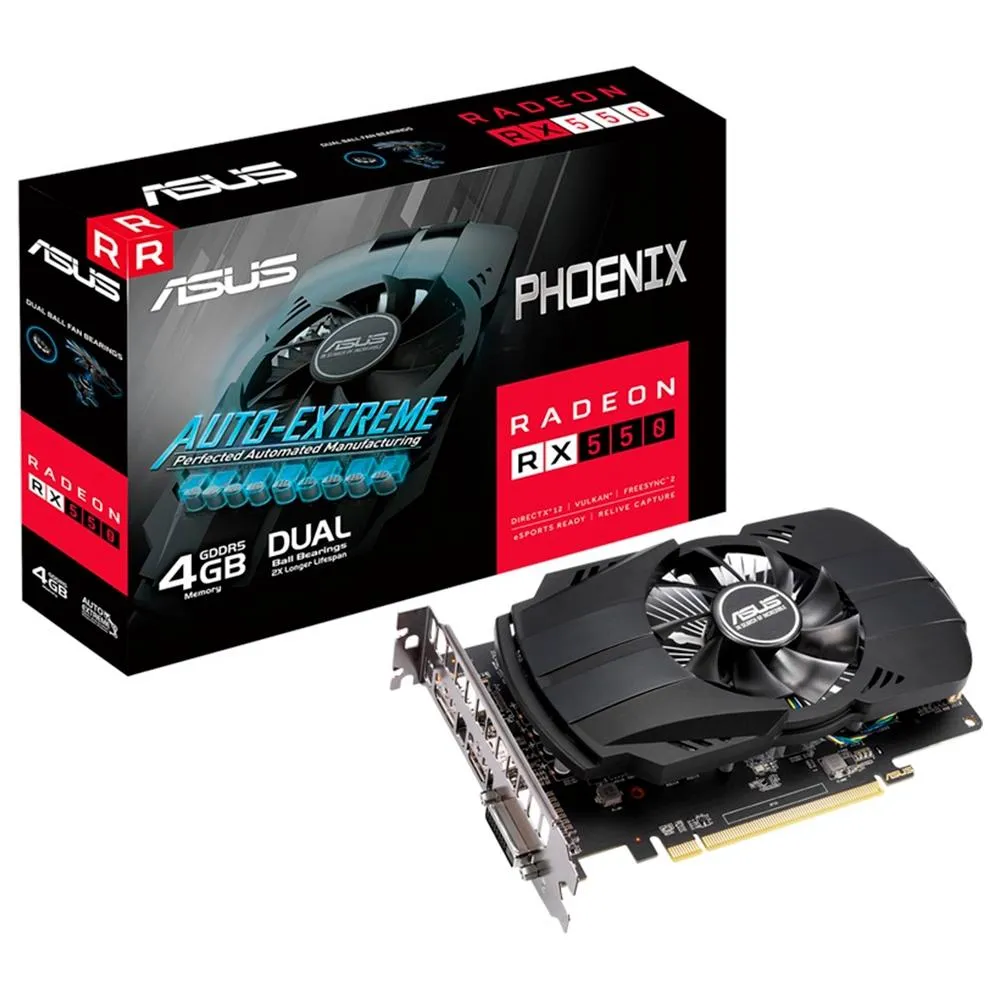 Placa De Video Rx550 Asus Ph-Rx550 4G Evo - Imagem do Produto