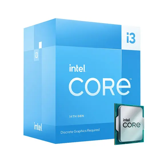 Processador 1700 Intel 14ª Geração Core I3-14100F,3.5Ghz, Turbo 4.7Ghz, Cache 12Mb, Sem Vídeo - Imagem do Produto