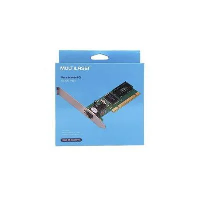 Placa De Rede Pci Multilaser Ga131, Porta Rj-45 10/100 Mb/S - Imagem do Produto