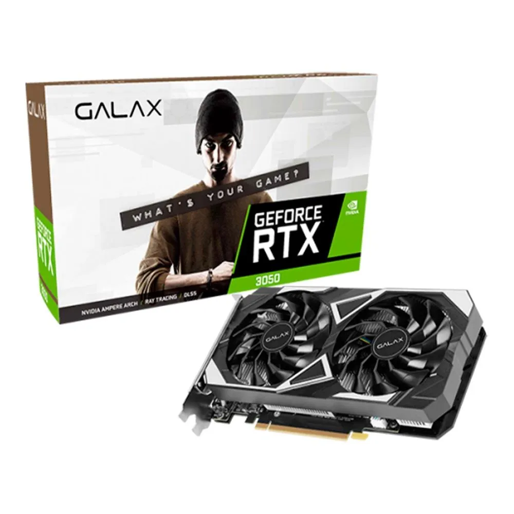 Placa de vídeo RTX 3050 EX Galax NVIDIA GeForce, 6GB GDDR6 - Imagem do Produto