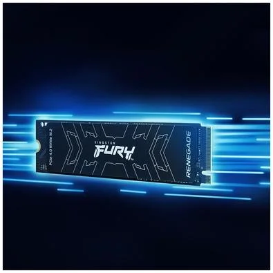 Ssd Nvme 1 Tb Kingston Fury Renegade Sfyrs/1000G, 4.0, Lê: 7.300 Mb/S, Grava: 6.000 Mb/S, Tlg4000 - Imagem do Produto