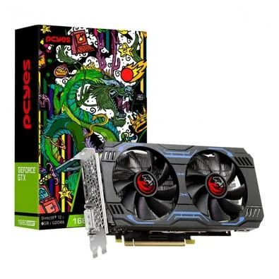 Placa De Vídeo Geforce Ddr6 06Gb/192 Bits Gtx 1660 Super Pcyes, 2 Fans, Dp, Dvi, Hdmi, Pa1660S6Gr6Df - Imagem do Produto